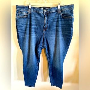 Kut from the Kloth Donna High Rise Ankle Skinny Size 22W